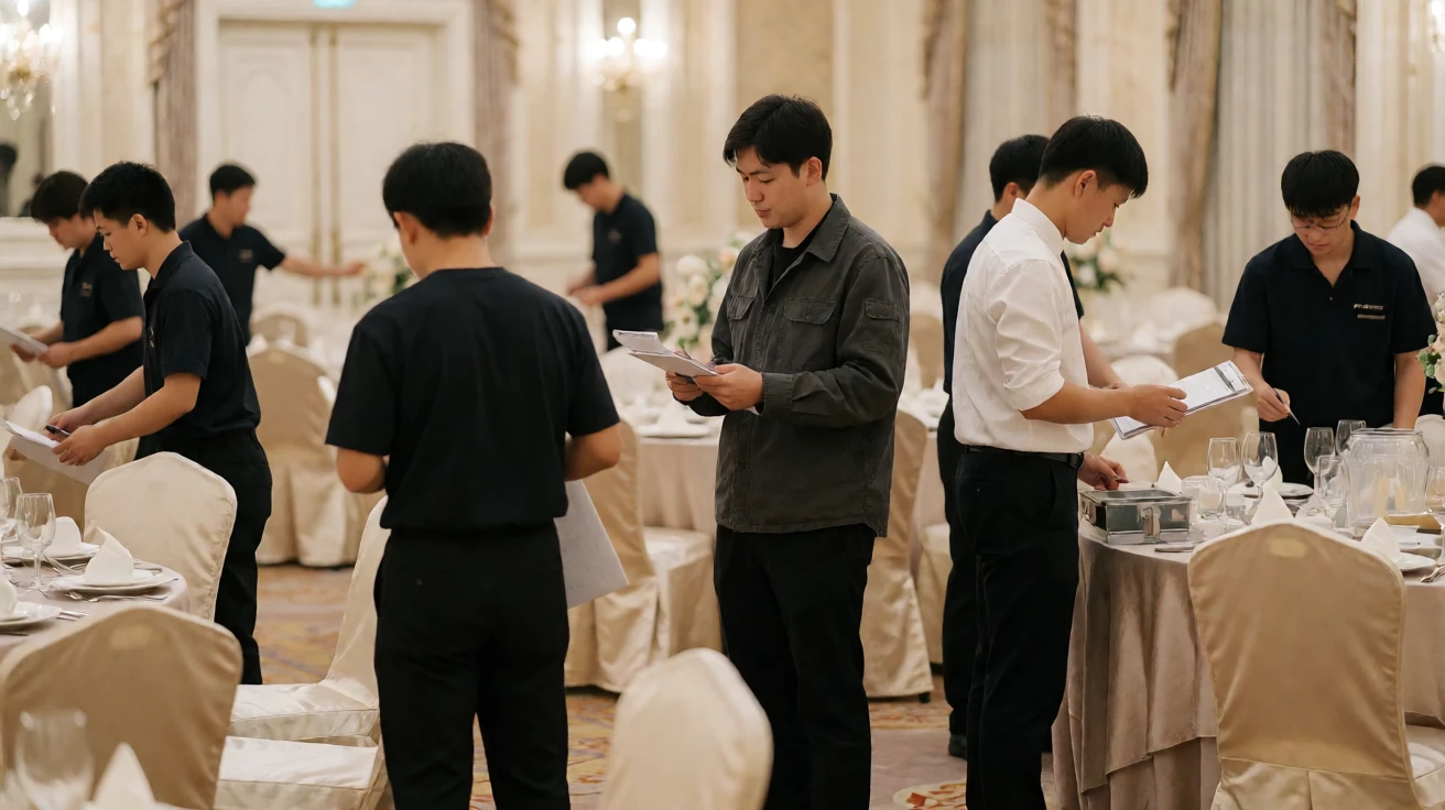 婚礼现场协助兼职值得接吗:工作内容、站立时长、结算节点与临时加班